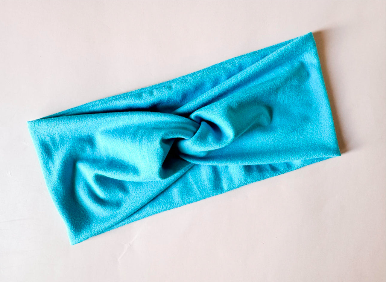 New Vivid Sky Blue Solid Headband