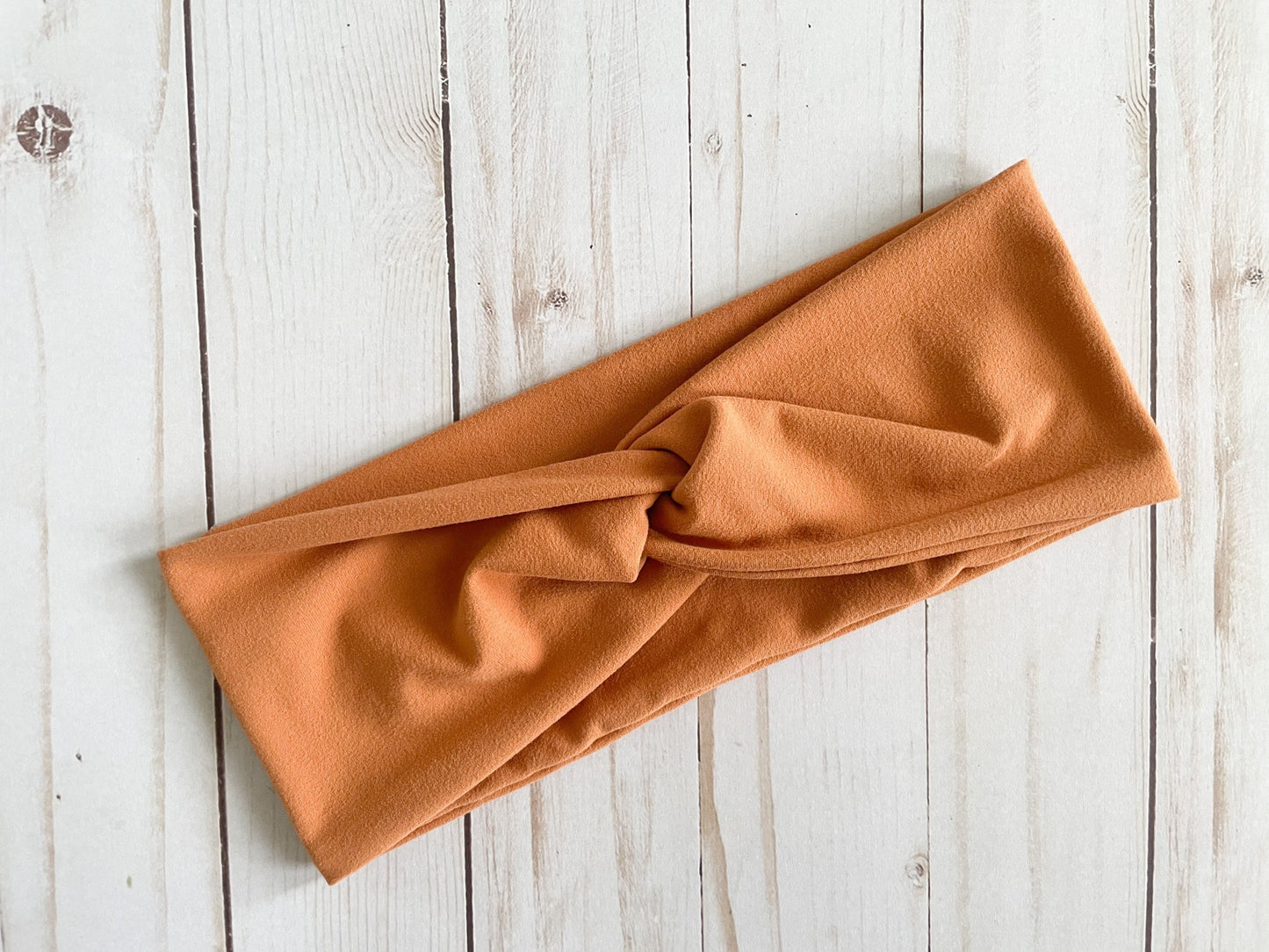 Caramel Solid Twist Headband