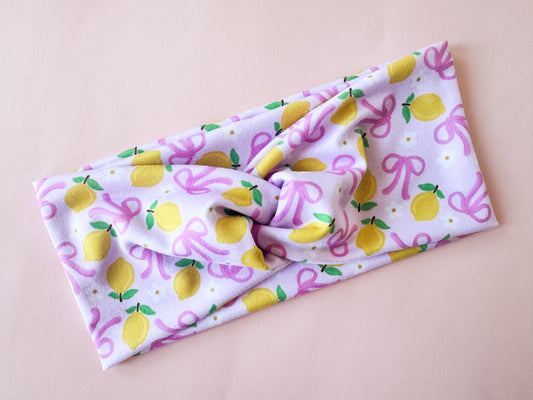 New Lemon Coquette Headband