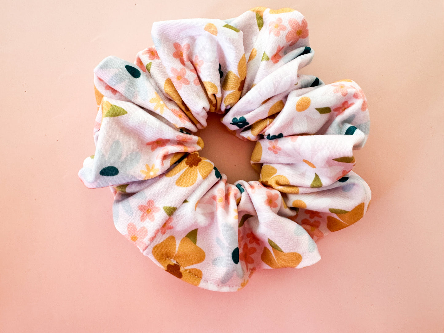 XL Floral Scrunchies