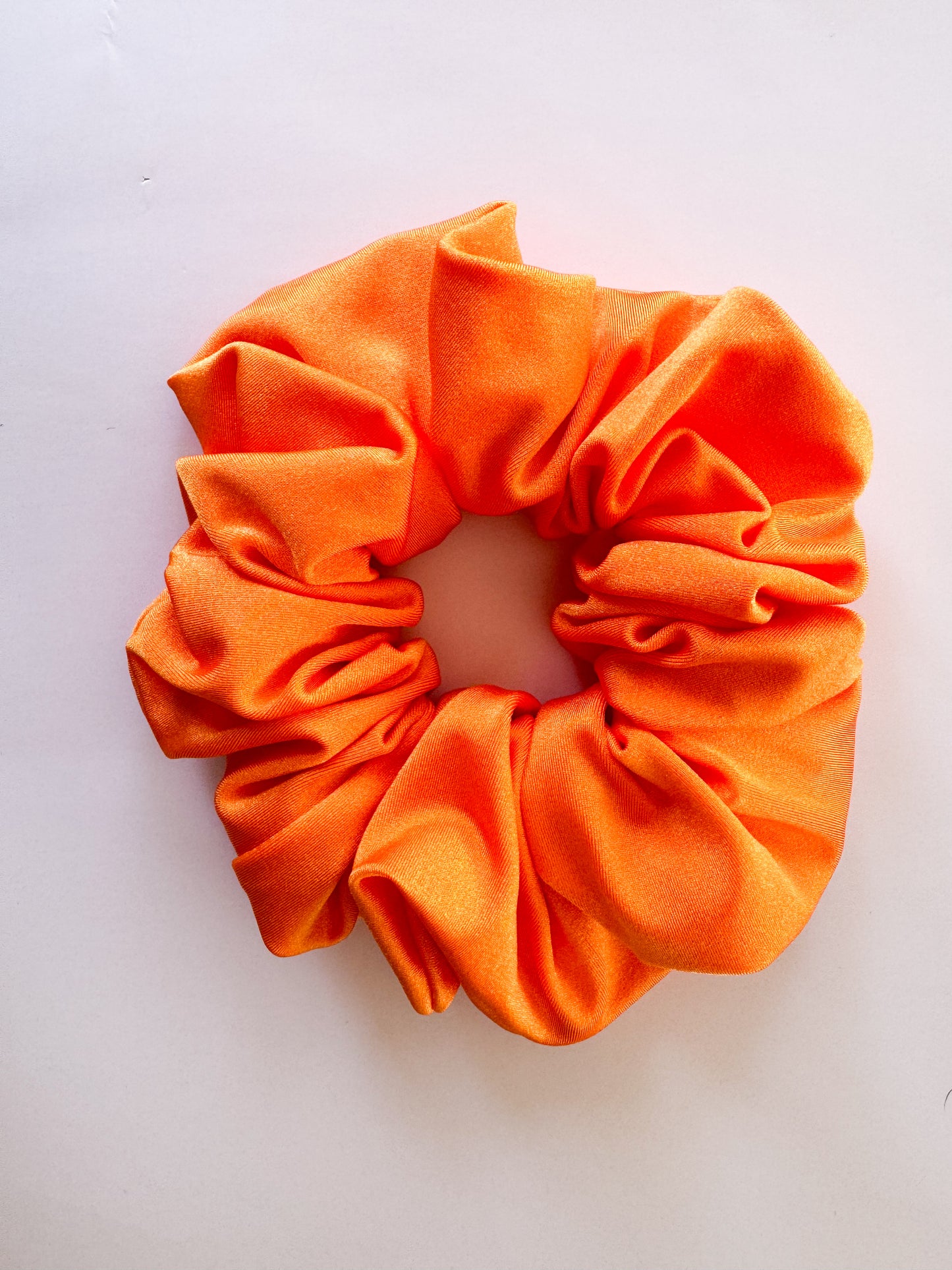 Orange Shimmer Swim Scrunchie