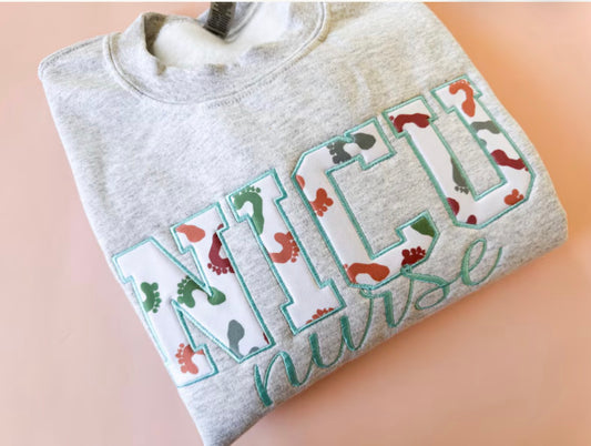 Custom NICU Nurse/ Respiratory Therapist Sweatshirts