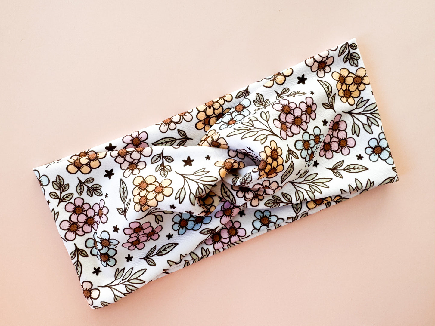 Amara Floral Twist Headband