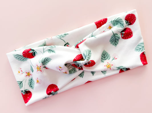 NEW Strawberry Garden Twist Headband