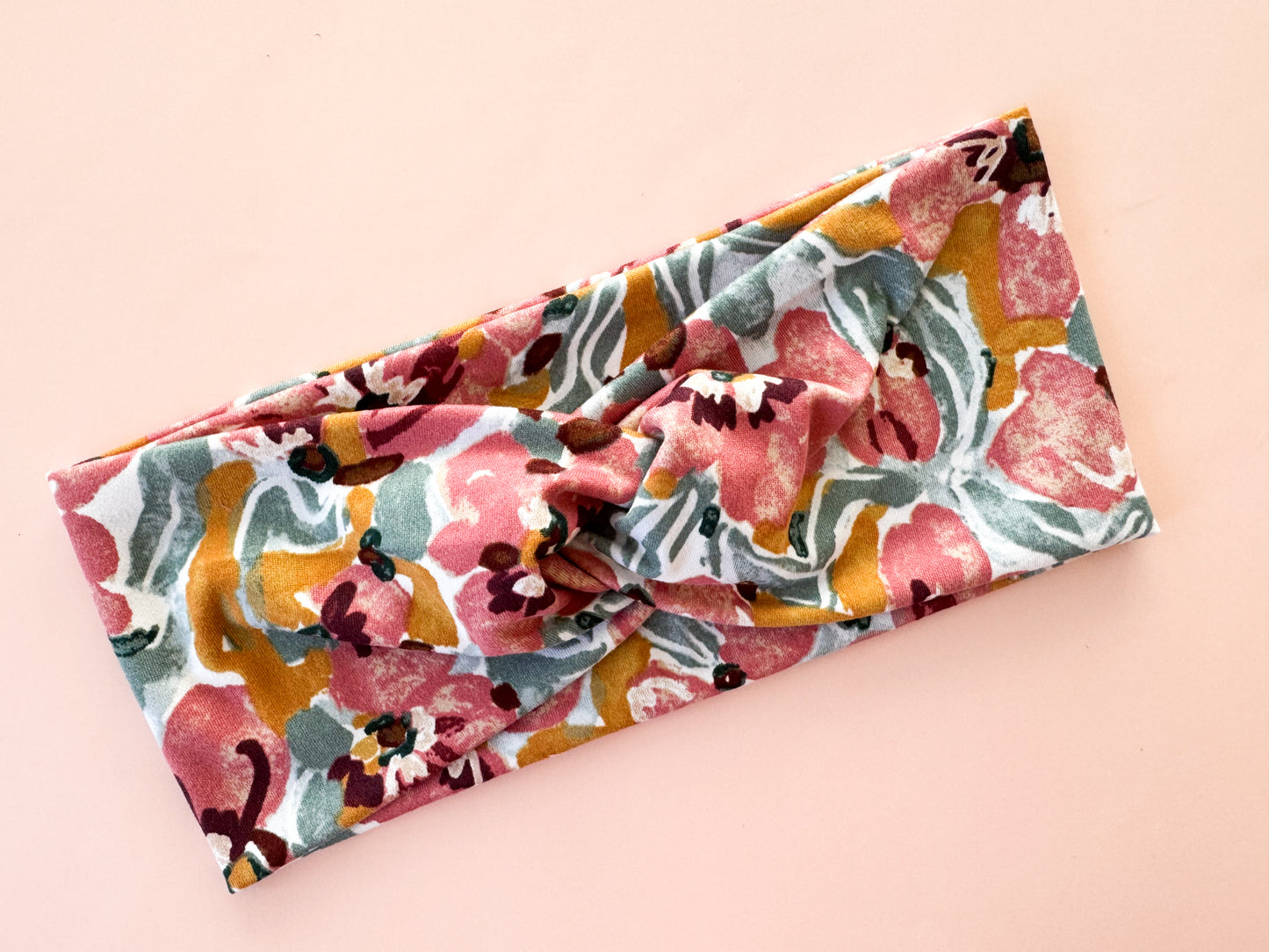 New Mauvy Florals Headband