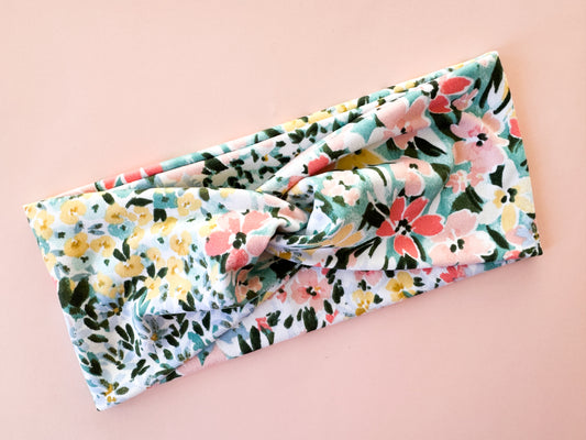 New Floral Patch Headband