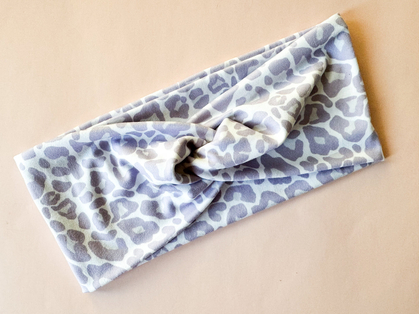 New Lavender Cheetah Headband