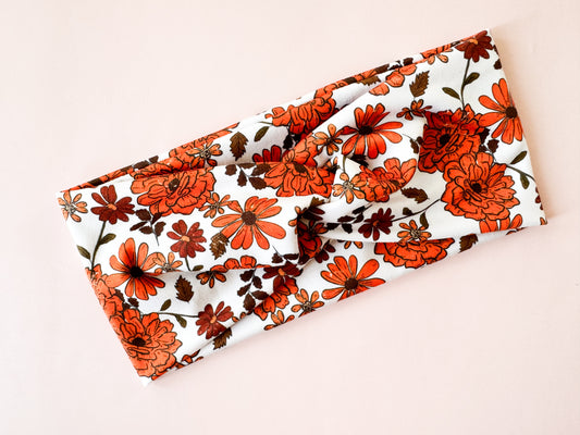 New Autumn Flowers Headband