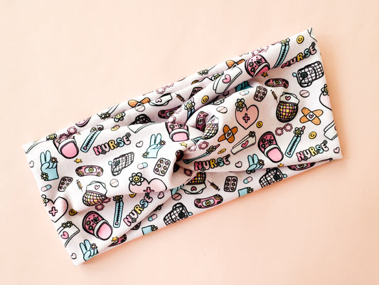 New Groovy Nurse Twist Headband