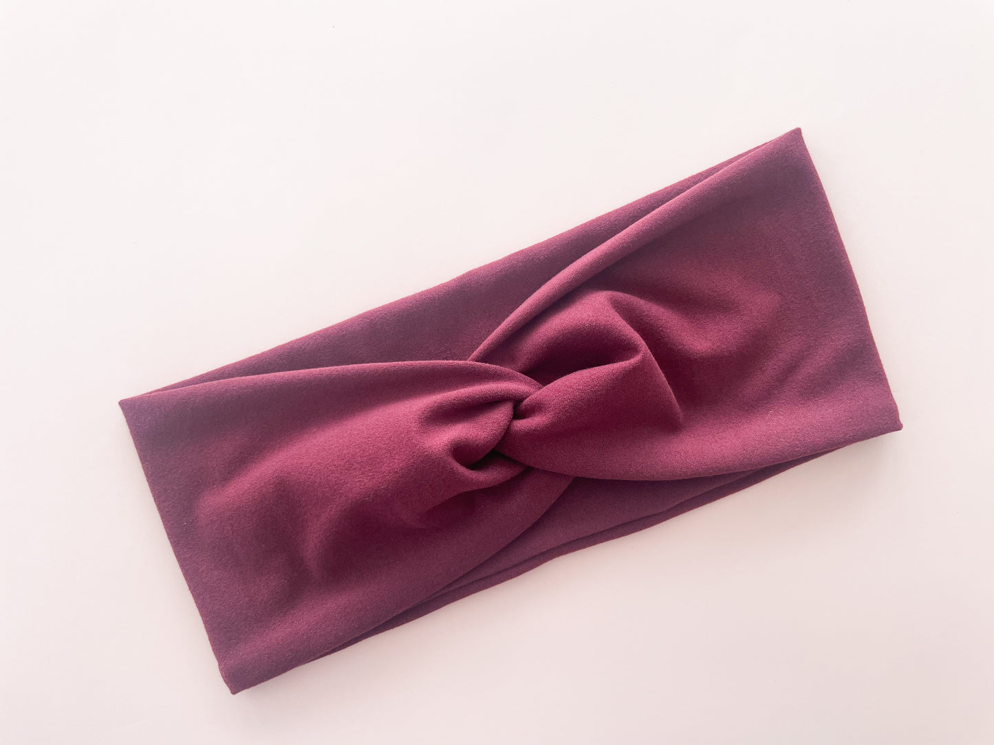 Burgundy Twist Headband